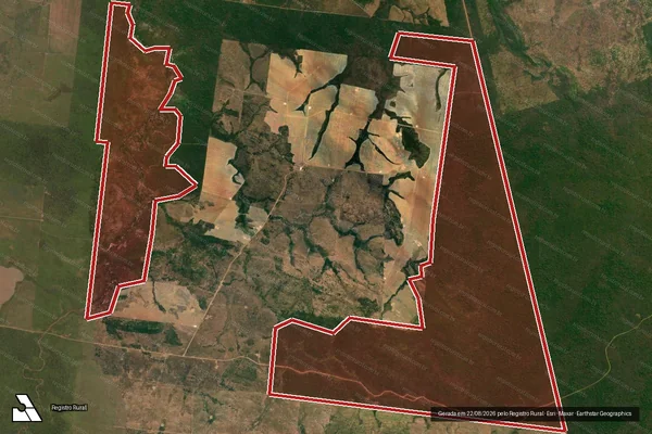 Imagem de satélite — Embargo Ambiental - Cumaru do Norte/PA