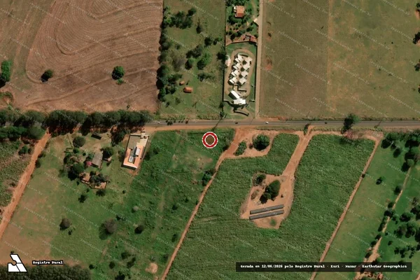 Imagem de satélite de Infração Ambiental em Loanda - PR