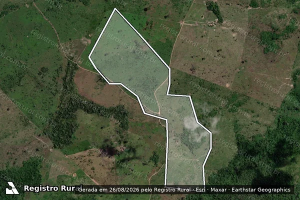 Imagem de satélite de Infração Ambiental em São Félix do Xingu - PA