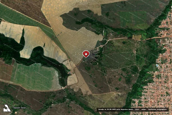 Imagem de satélite — Embargo IBAMA — Infração da Flora - Goianésia do Pará/PA