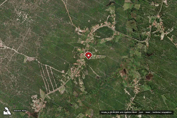 Imagem de satélite — Embargo IBAMA — Infração Ambiental — Boa Hora/PI