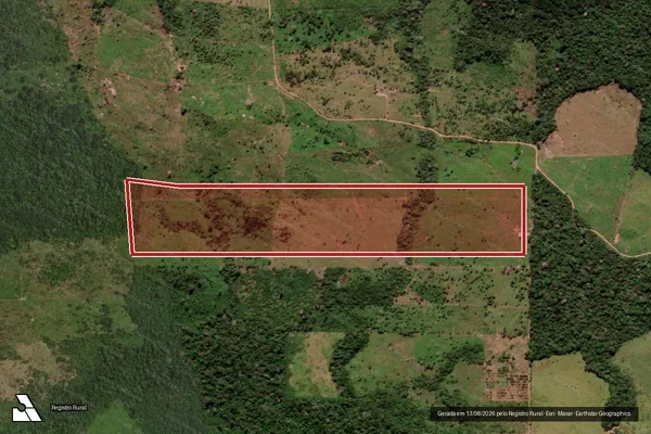 Imagem de satélite de Infração da Flora em Aripuanã - MT