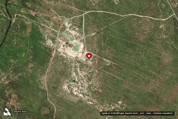 Imagem de satélite — Embargo Ambiental — Mossoró/RN