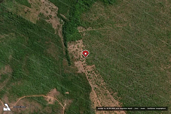 Imagem de satélite — Embargo IBAMA — Infração Ambiental — Filadélfia/TO