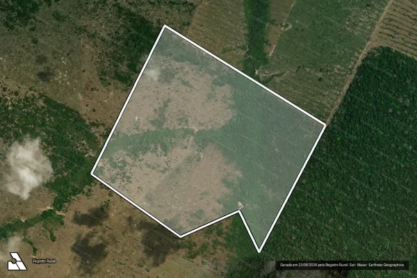 Imagem de satélite de Infração Ambiental em Boca do Acre - AM