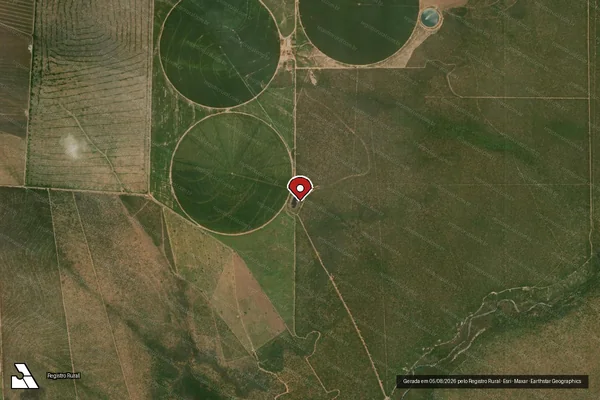 Imagem de satélite — Embargo IBAMA — Infração Ambiental - Barreiras/BA
