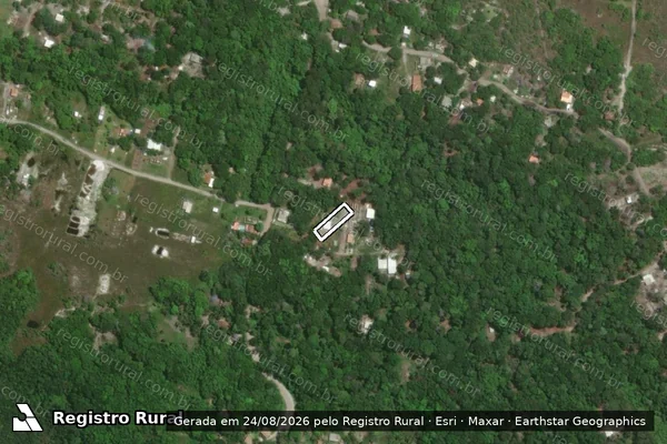 Imagem de satélite de Infração Ambiental em Porto Seguro - BA