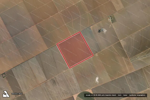 Imagem de satélite de Infração Ambiental em Luís Eduardo Magalhães - BA