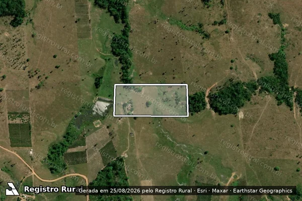 Imagem de satélite de Infração Ambiental em Colniza - MT