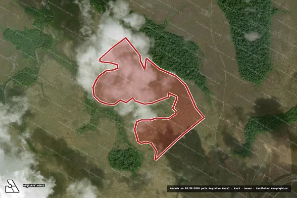 Imagem de satélite de Infração Ambiental em Tartarugalzinho - AP