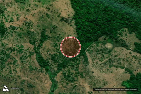 Imagem de satélite de Infração Ambiental em Novo Repartimento - PA