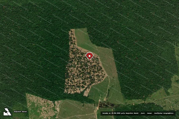 Imagem de satélite — Embargo Ambiental - Porto Velho/RO