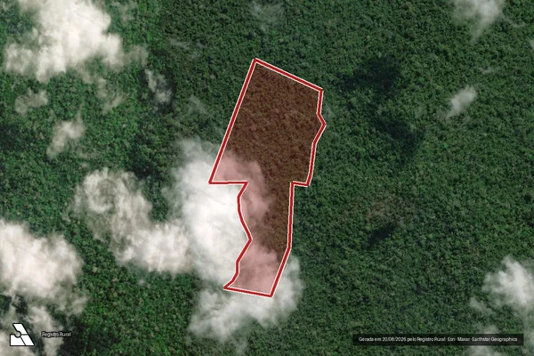 Imagem de satélite de Infração Ambiental em Senador José Porfírio - PA