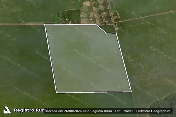 Imagem de satélite de Infração da Flora em Ulianópolis - PA