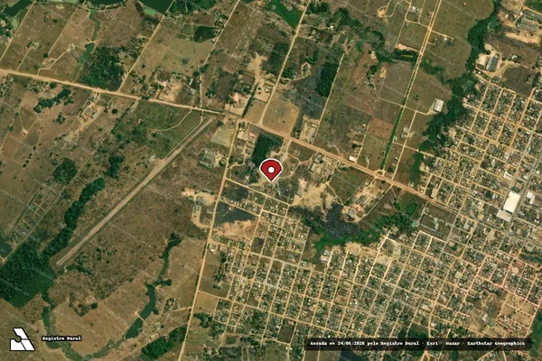 Imagem de satélite — Embargo IBAMA — Infração Ambiental - Buritis/RO