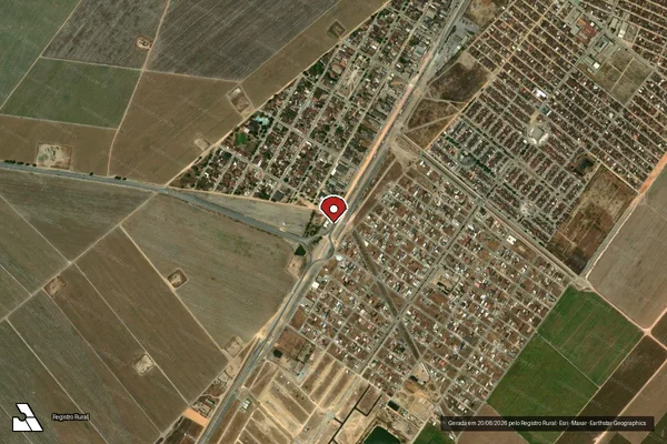 Imagem de satélite — Embargo IBAMA — Infração Ambiental - São Miguel dos Campos/AL