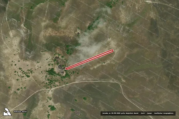 Imagem de satélite de Infração Ambiental em Amajari - RR