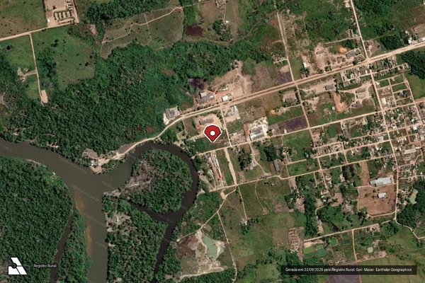 Imagem de satélite de Infração de Licenciamento(Não Classificada-Móvel) em Novo Progresso - PA (marcador da localização)