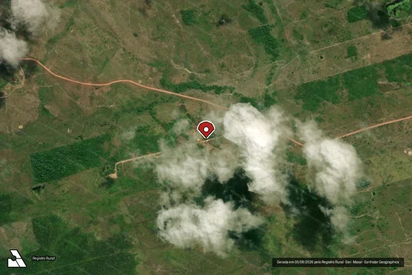Imagem de satélite — Embargo IBAMA — Infração Ambiental - Centro do Guilherme/MA
