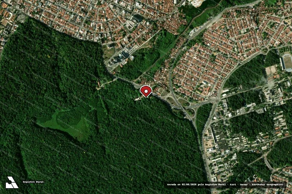 Imagem de satélite — Embargo Ambiental — Pitimbu/PB