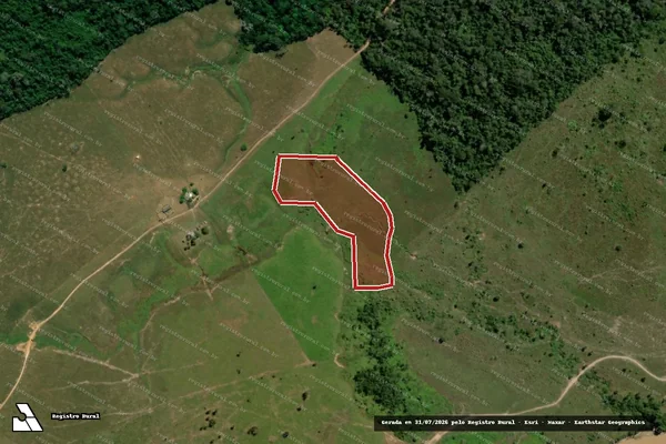 Imagem de satélite de Infração da Flora em Epitaciolândia - AC