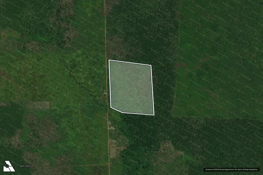 Imagem aérea do item A