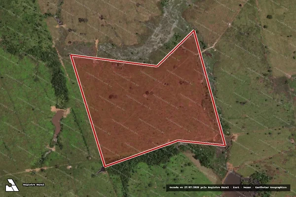Imagem de satélite de Infração Ambiental em Colniza - MT