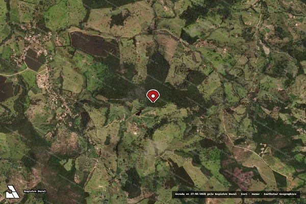 Imagem de satélite — Embargo IBAMA — Infração da Fauna — Itaúna/MG