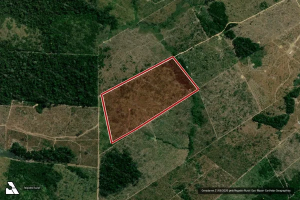 Imagem de satélite de Infração Ambiental em Colniza - MT