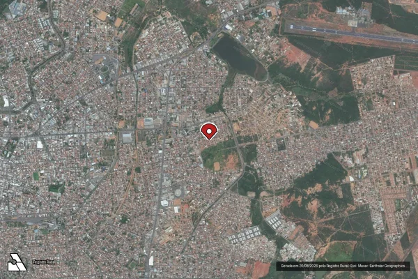 Imagem de satélite — Embargo IBAMA — Infração Ambiental - Montes Claros/MG