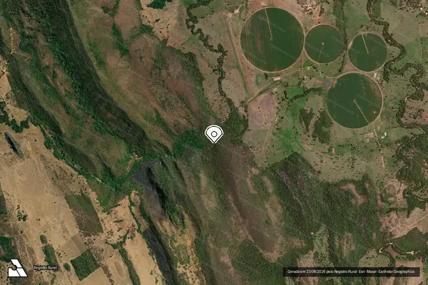 Imagem de satélite de Infração de Licenciamento(Não Classificada-Móvel) em Formosa - GO (marcador da localização)