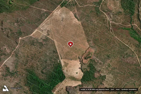 Imagem de satélite — Embargo IBAMA — Desmatamento — Campos Lindos/TO