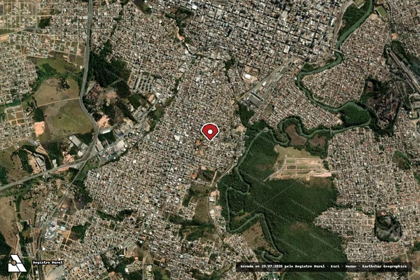 Imagem de satélite — Embargo IBAMA — Infração da Fauna — Divinópolis/MG