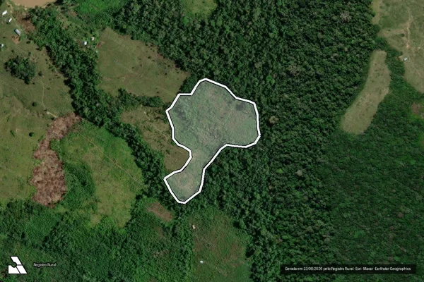 Imagem de satélite de Infração da Flora em Marechal Thaumaturgo - AC