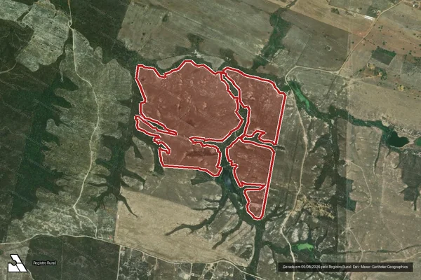 Imagem de satélite de Infração da Flora em Pedro Alexandre - BA