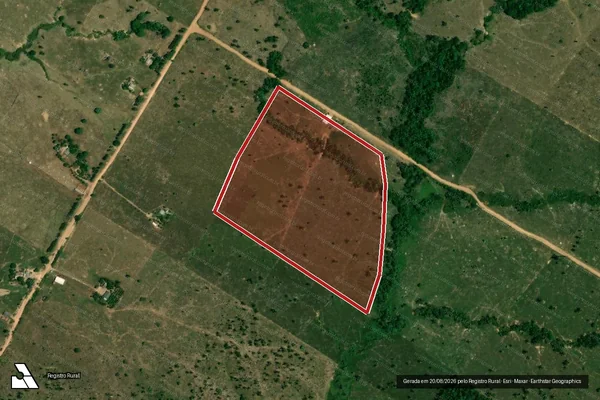 Imagem de satélite de Infração Ambiental em Porto Velho - RO