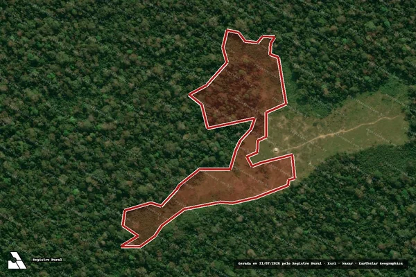Imagem de satélite — Embargo Ambiental - Rio Branco/AC