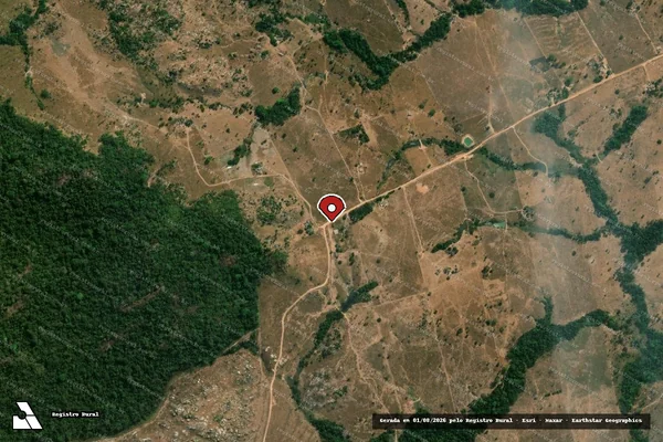 Imagem de satélite — Embargo Ambiental — Castanheira/MT