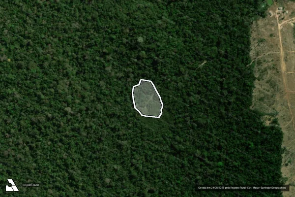 Imagem de satélite — Embargo IBAMA — Infração da Flora - Aripuanã/MT
