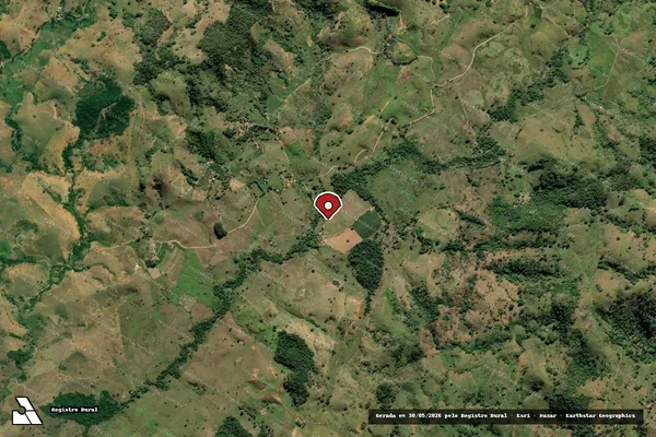 Imagem de satélite de Infração Ambiental em Apiacá - ES