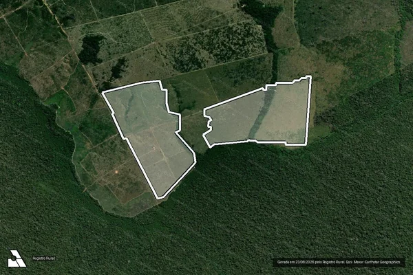 Imagem de satélite de Infração da Flora em Novo Aripuanã - AM