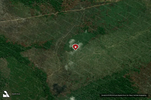 Imagem de satélite — Embargo IBAMA — Infração da Flora - Porto Velho/RO