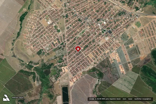 Imagem de satélite — Embargo IBAMA — Infração da Fauna — Teotônio Vilela/AL