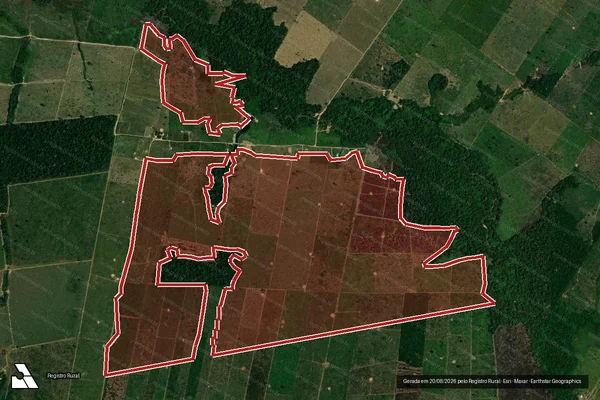 Imagem de satélite de Infração da Flora em Porto Velho - RO