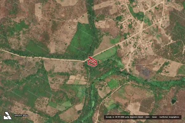 Imagem de satélite de Infração Ambiental em Sobral - CE