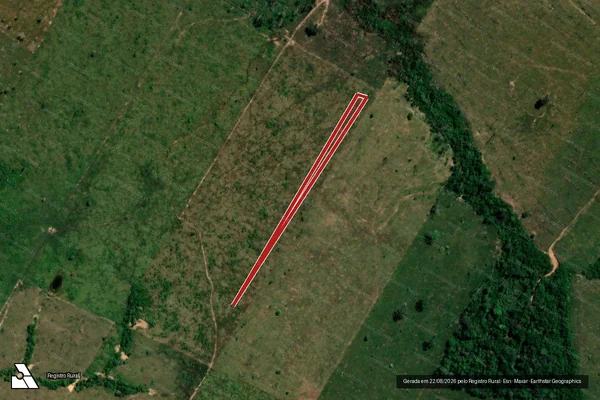 Imagem de satélite de Infração Ambiental em Porto Velho - RO