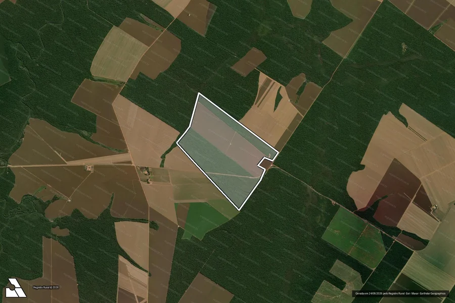 Imagem aérea do item A
