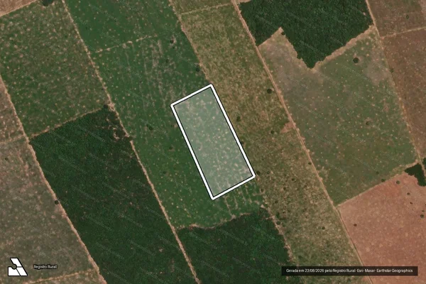 Imagem de satélite de Infração da Flora em Carinhanha - BA