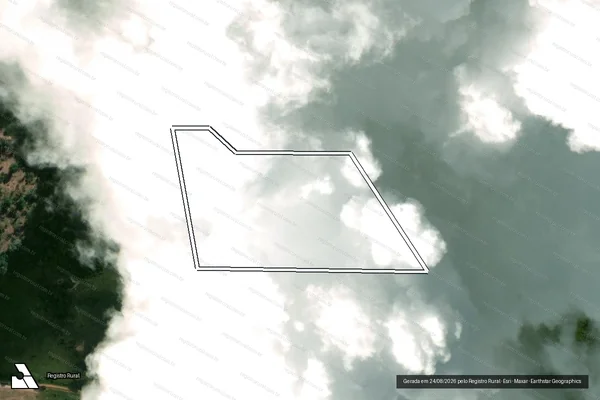 Imagem de satélite de Infração da Flora em Cotriguaçu - MT