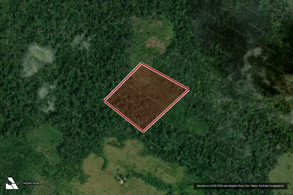 Imagem de satélite de Infração Ambiental em Óbidos - PA